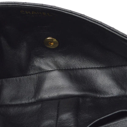 Chanel 2005-2006 Black Caviar East West Shoulder Bag