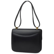 Hermes 2001 Black Box Calf Constance 23 Shoulder Bag