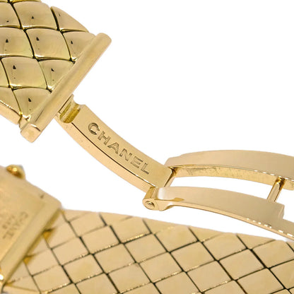 Chanel Matelasse Watch 18KYG