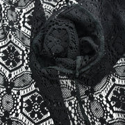 Chanel Lace Cardigan Black 04A #40