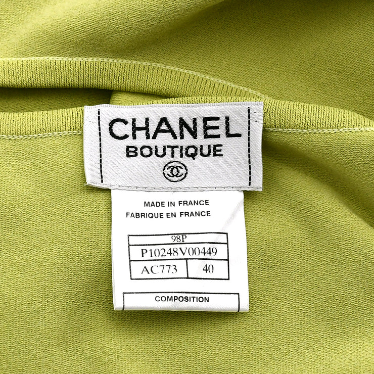 Chanel T-shirt Light Green 98P #40