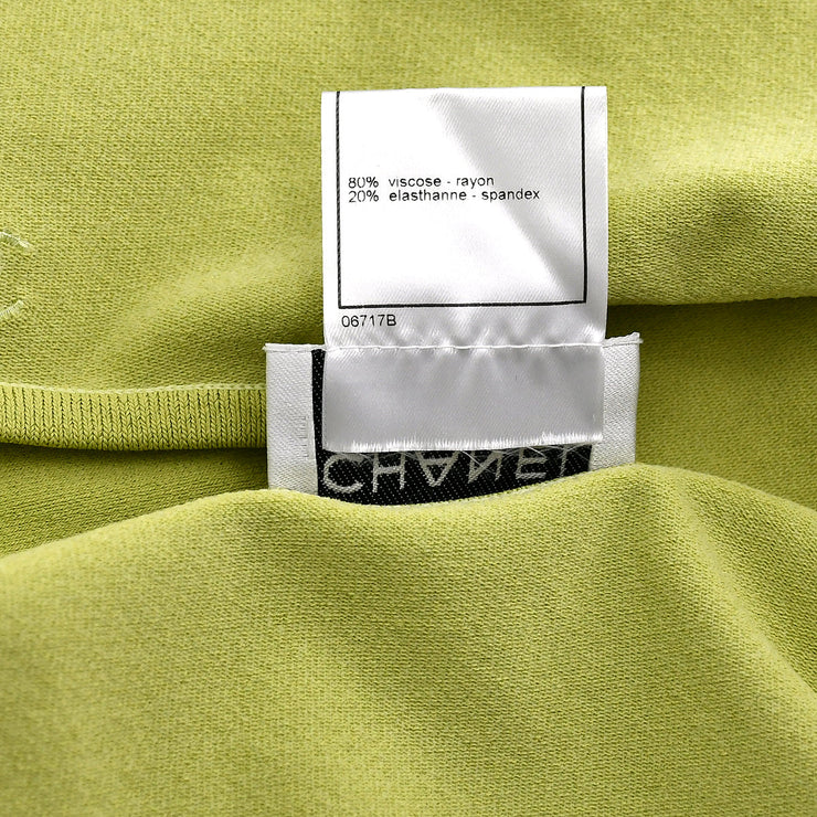 Chanel T-shirt Light Green 98P #40