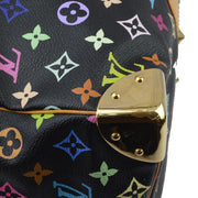 Louis Vuitton 2004 Black Monogram Multicolor Keepall 45 Duffle M92640