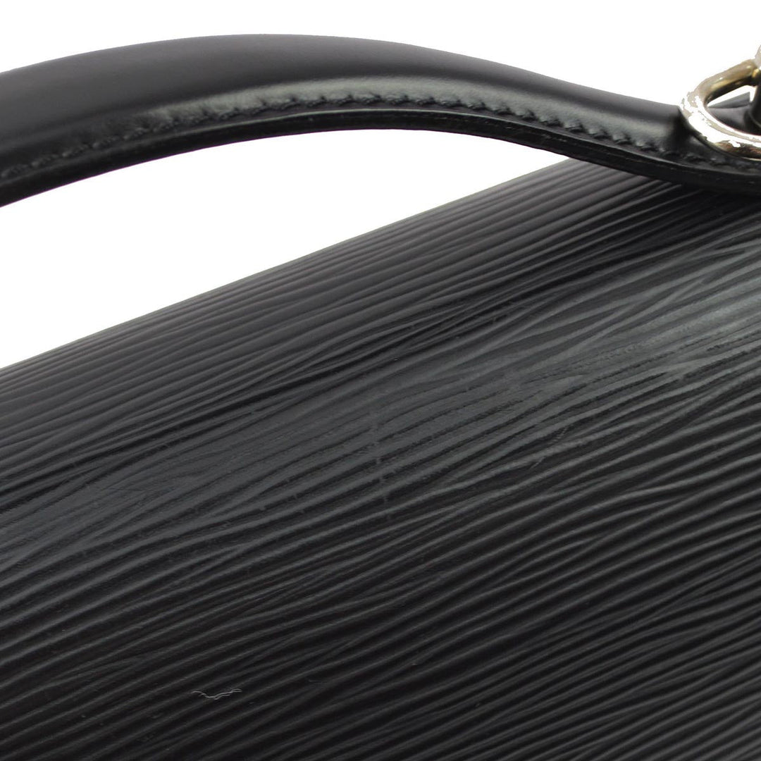 Louis Vuitton 2005 Black Epi Monceau 28 2way Shoulder Handbag 