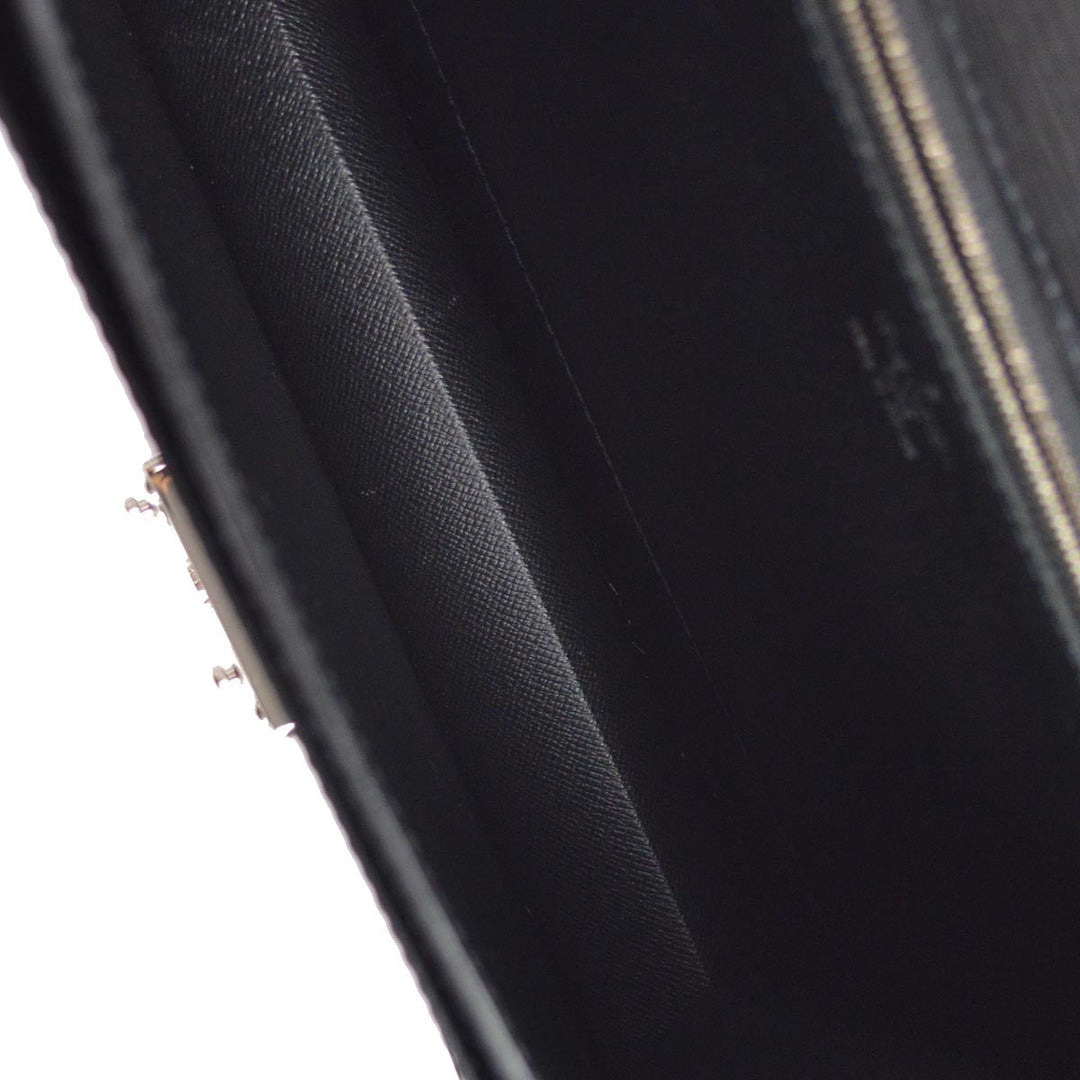 Louis Vuitton 2005 Black Epi Monceau 28 2way Shoulder Handbag 