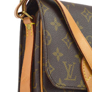 Louis Vuitton 1990 Monogram Cartouchiere PM Shoulder Bag M51254