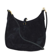 Hermes 1991 Black Doblis Mini Mini Trim Shoulder Bag