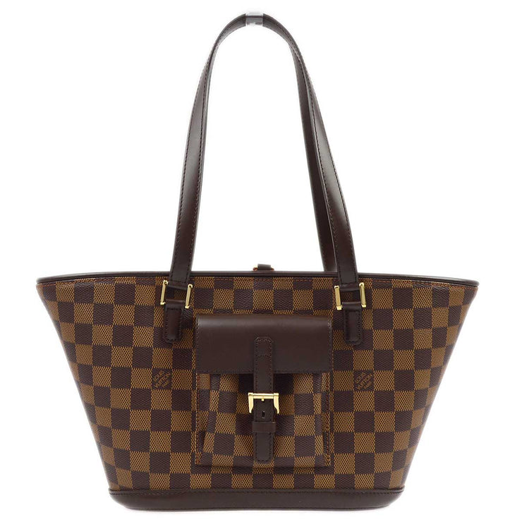 Louis Vuitton 2003 Damier Manosque Tote Handbag N51121