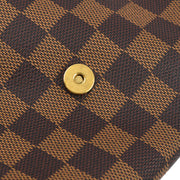 Louis Vuitton 2002 Damier Musette Tango Short Strap Shoulder Bag N51255