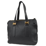 Salvatore Ferragamo Black Tote Handbag