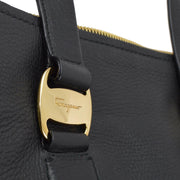 Salvatore Ferragamo Black Tote Handbag