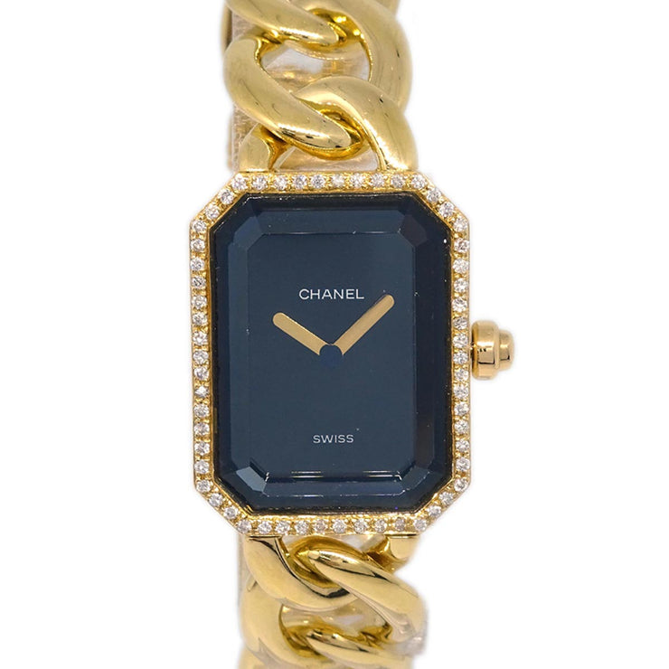 Chanel Premiere Watch 18KYG Diamond #L