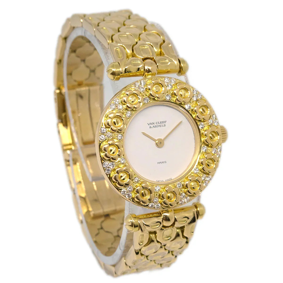 Van Cleef & Arpels Ref.F1B3JJ1 La Collection Diamond Watch Gold