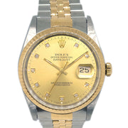 Rolex Oyster Perpetual Datejust Ref.16233G 34mm Self-winding Watch 18KYG