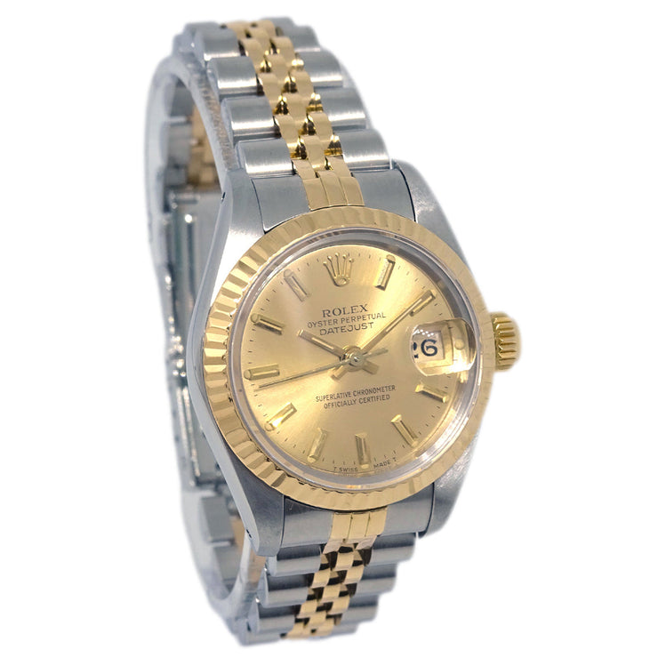 Rolex Oyster Perpetual Datejust Watch 26mm Ref.69173 Self-winding 18KYG