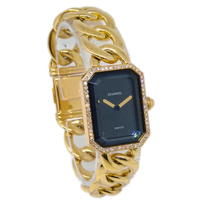 Chanel Premiere Watch 18KYG Diamond #L