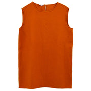 Hermes Sleeveless Dress Orange #36