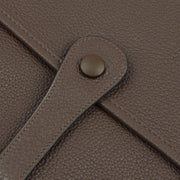 Hermes 2008 Cafe Taurillon Clemence Evelyne 3 GM Shoulder Bag