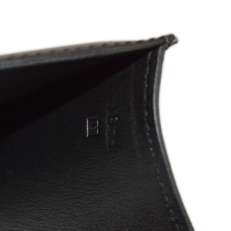 Hermes 2003 Black Box calf Constance 23 Guilloche Shoulder Bag