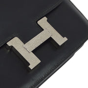 Hermes 2002 Black Box Calf Constance 18 Shoulder Bag