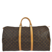 Louis Vuitton 1996 Monogram Keepall 55 Travel Duffle Handbag M41424