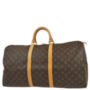 Louis Vuitton 1996 Monogram Keepall 55 Travel Duffle Handbag M41424