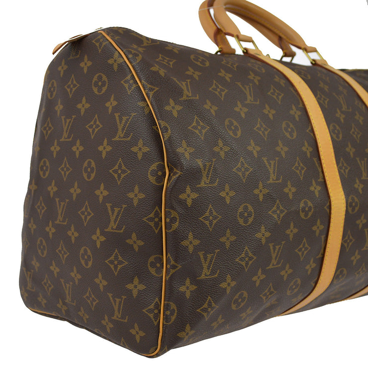 Louis Vuitton 1996 Monogram Keepall 55 Travel Duffle Handbag M41424