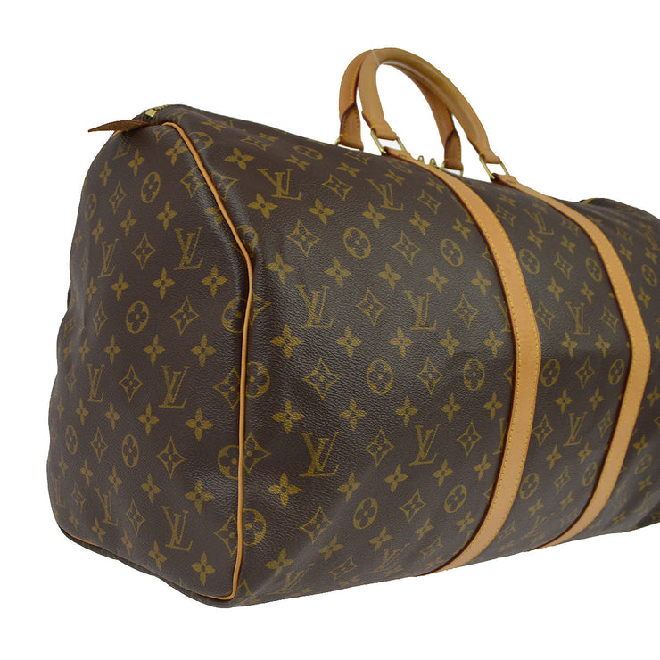 Louis Vuitton 1997 Monogram Keepall 55 Travel Duffle Handbag M41424