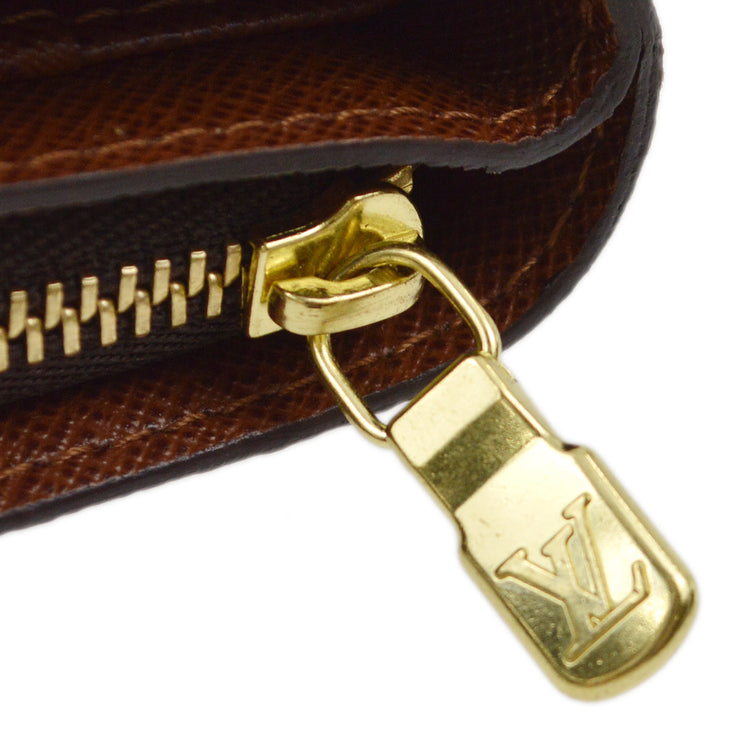 Louis Vuitton 2004 Monogram Compact Zip Wallet M61667