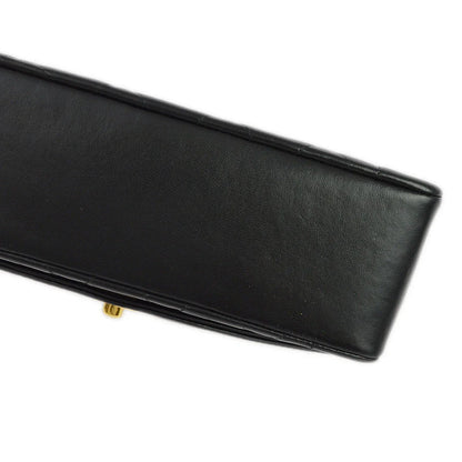 Chanel 1996-1997 Black Lambskin Small Diana Shoulder Bag
