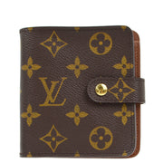 Louis Vuitton 2003 Monogram Compact Zip Wallet M61667