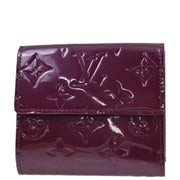 Louis Vuitton 2008 Purple Vernis Portefeuille Elise Wallet M93576