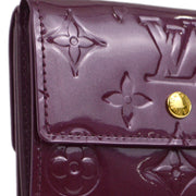 Louis Vuitton 2008 Purple Vernis Portefeuille Elise Wallet M93576