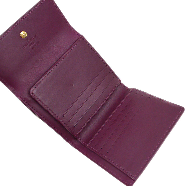 Louis Vuitton 2008 Purple Vernis Portefeuille Elise Wallet M93576