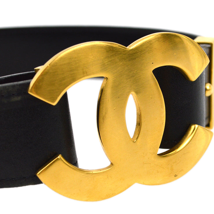 Chanel Belt Black 96A #80/32 Small Good