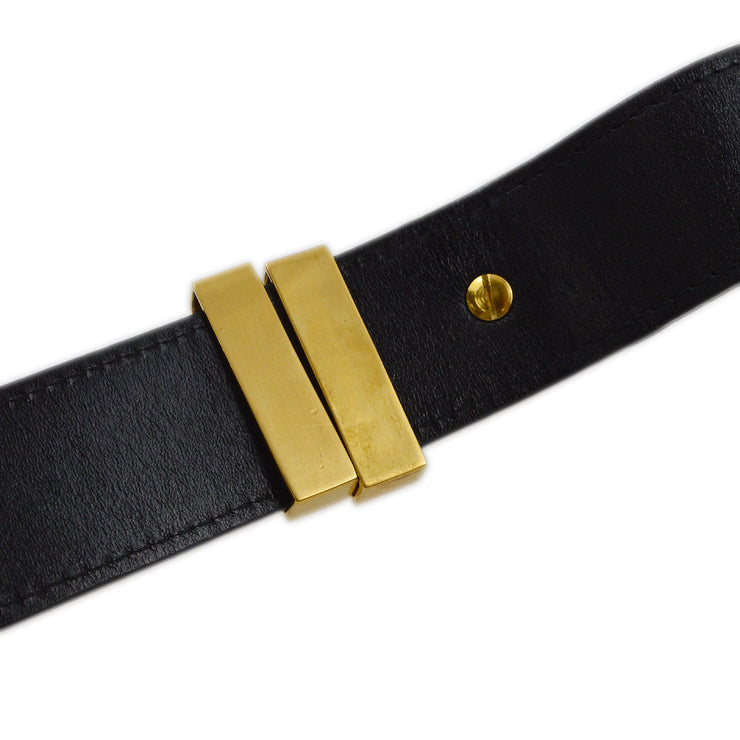 Chanel Belt Black 96A #80/32 Small Good