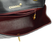 Chanel 1989-1991 Black Lambskin Handbag