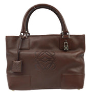 Loewe Brown Fusta 28 Tote Handbag