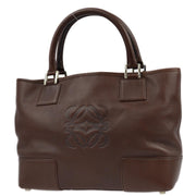 Loewe Brown Fusta 28 Tote Handbag