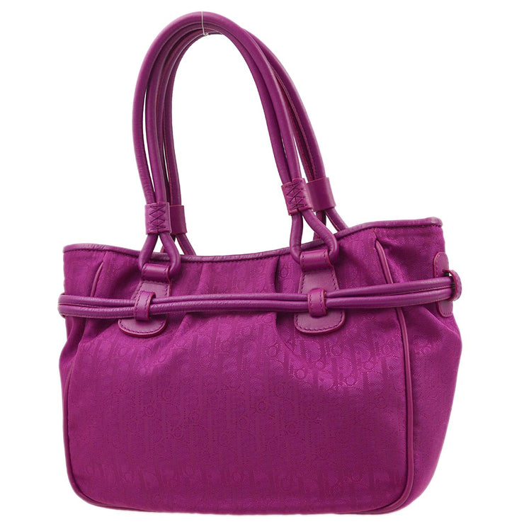 Christian Dior 2008 Purple Trotter Tote Handbag