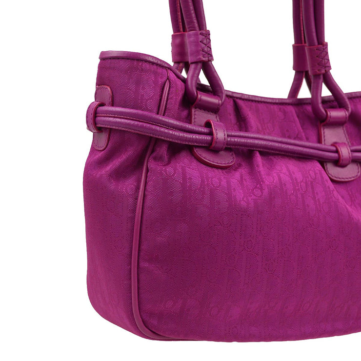 Christian Dior 2008 Purple Trotter Tote Handbag