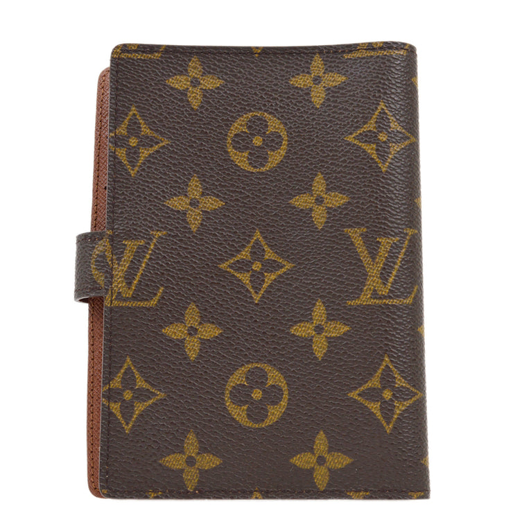 Louis Vuitton 2000 Monogram Agenda PM Note Book Cover R20005 Small Good