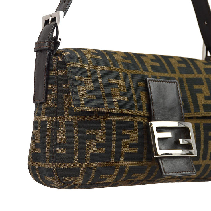 Fendi Brown Zucca Baguette Handbag