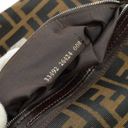 Fendi Brown Zucca Baguette Handbag