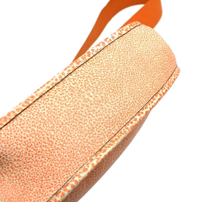 Hermes 2002 Orange Dalmatian Evelyne PM Shoulder Bag