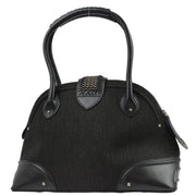 Christian Dior 2007 Black Wool Handbag