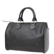 Louis Vuitton 1994 Black Epi Speedy 25 Handbag M43012