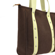 Louis Vuitton 2005 Brown Antigua Cabas MM Tote Bag M80663