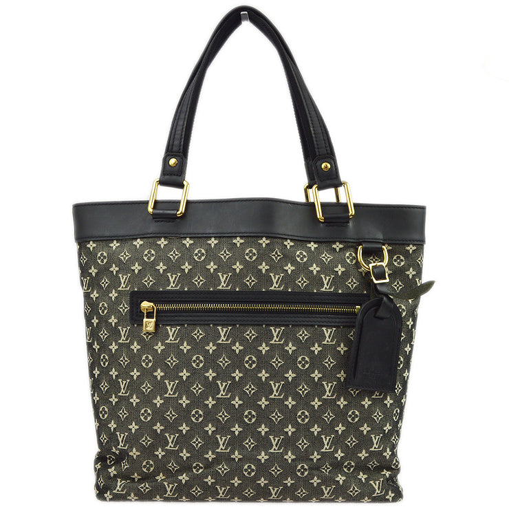 Louis Vuitton 2005 Black Monogram Mini Lucille GM Tote Bag M92609