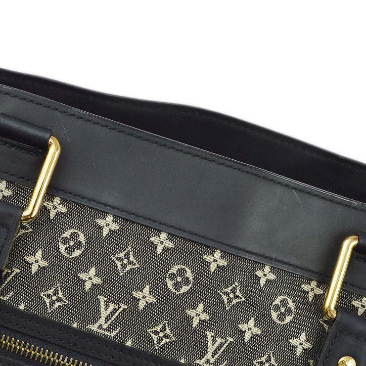 Louis Vuitton 2005 Black Monogram Mini Lucille GM Tote Bag M92609